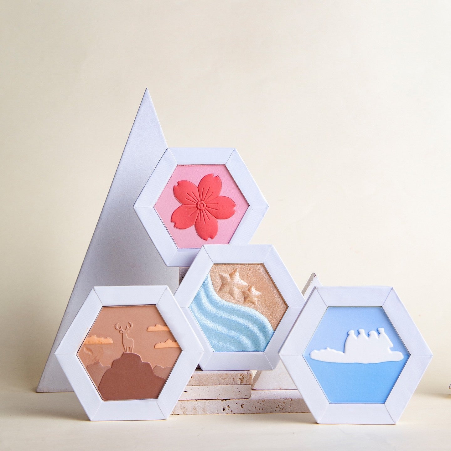 Baseblue Cosmetics Spring Powder Blush Two Colour Blush