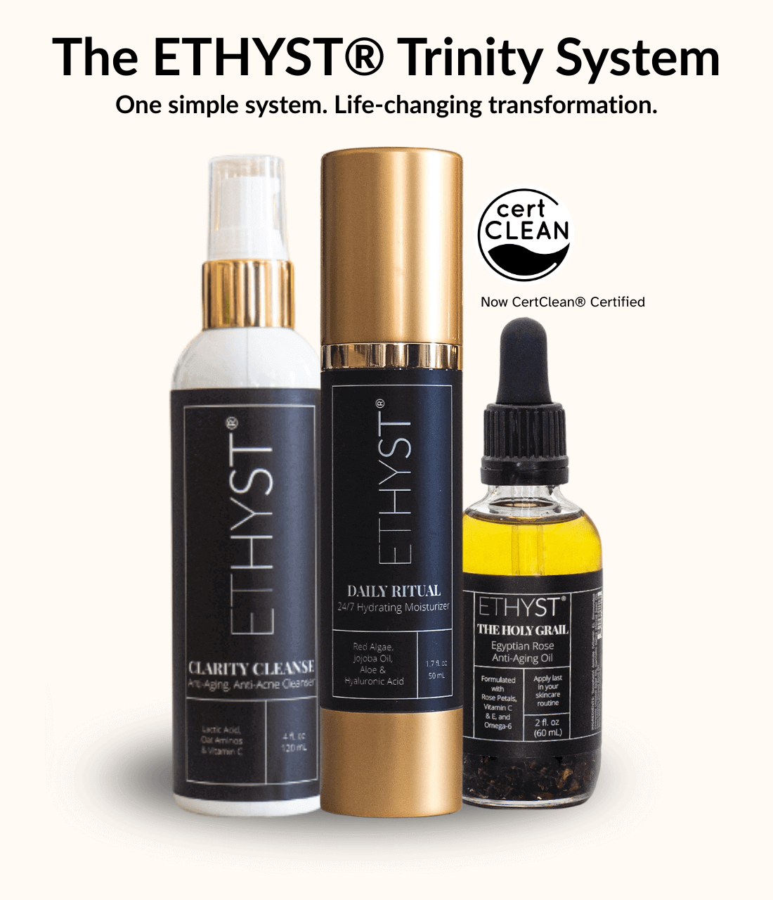 ETHYST® Purity Face & Body Glycolic Exfoliating Cleanser