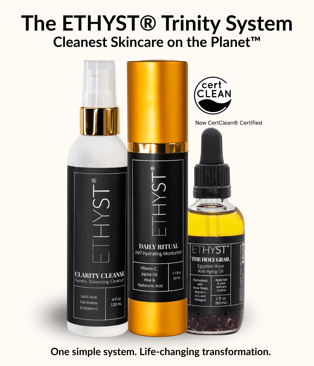 ETHYST ® Holy Grail Egyptian Rose Anti-Aging Facial Oil