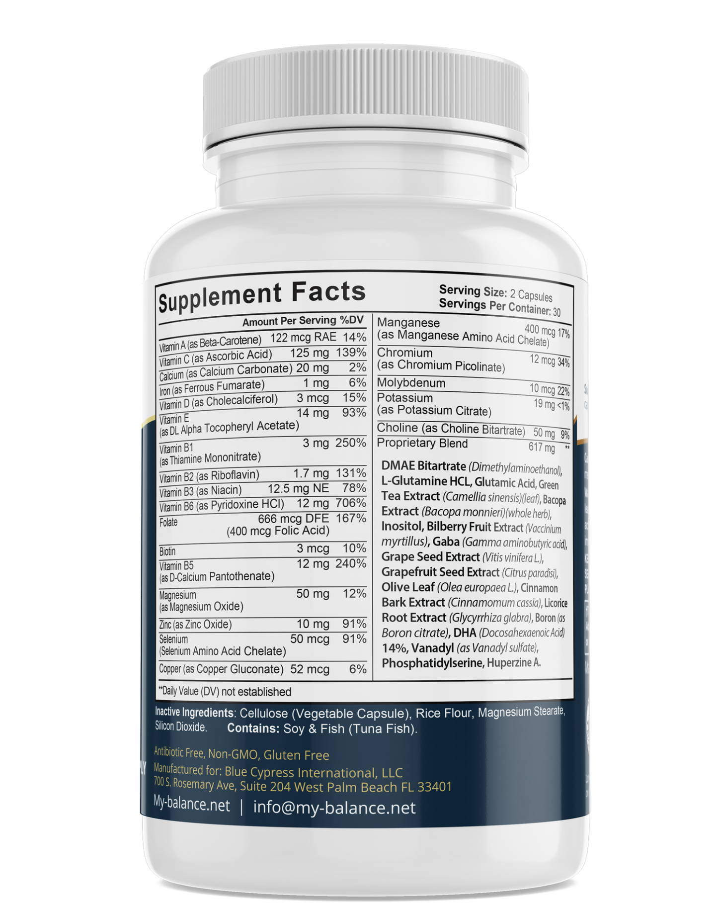 Clarity "Bright Minds Multivitamin"